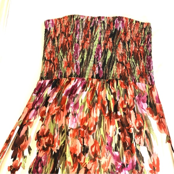 Fever Floral Maxi Sundress Size L - Picture 4 of 5